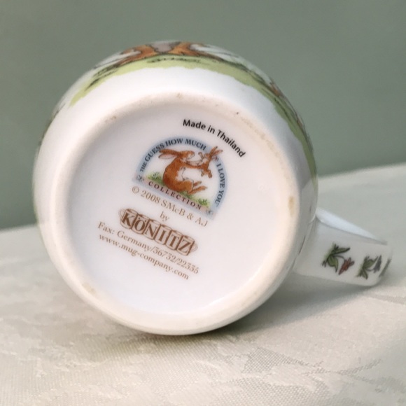 Friends for Life Bunny Butterfly Mug. - Picture 5 of 6